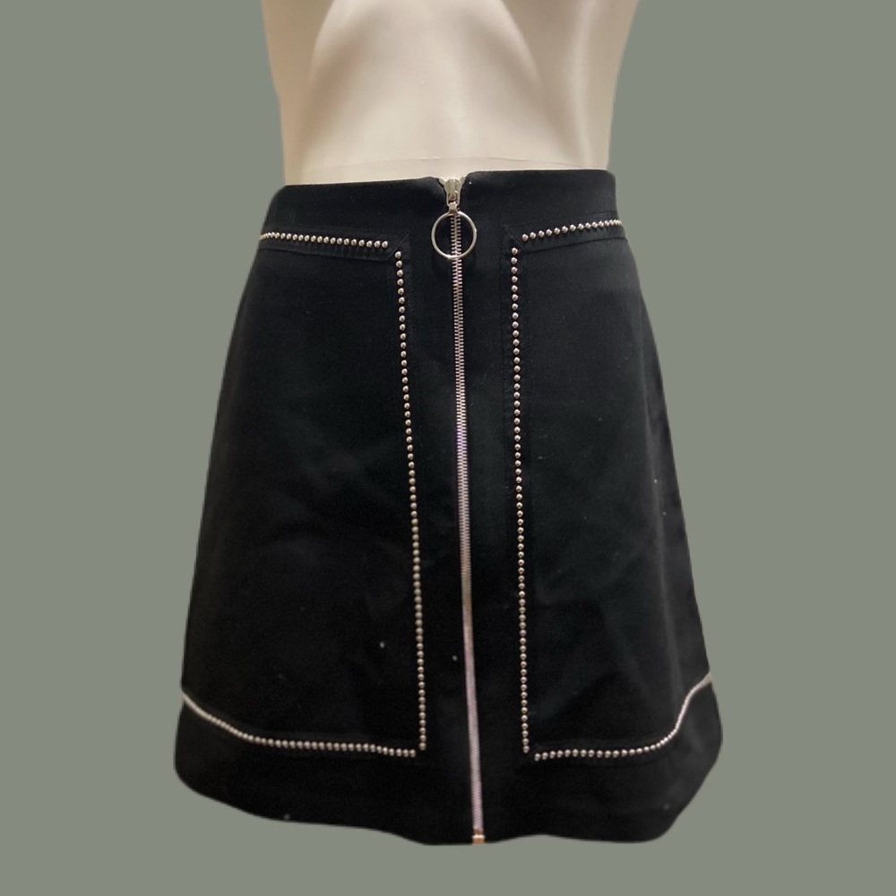 MAJE Spring Summer Mini Skirt Black